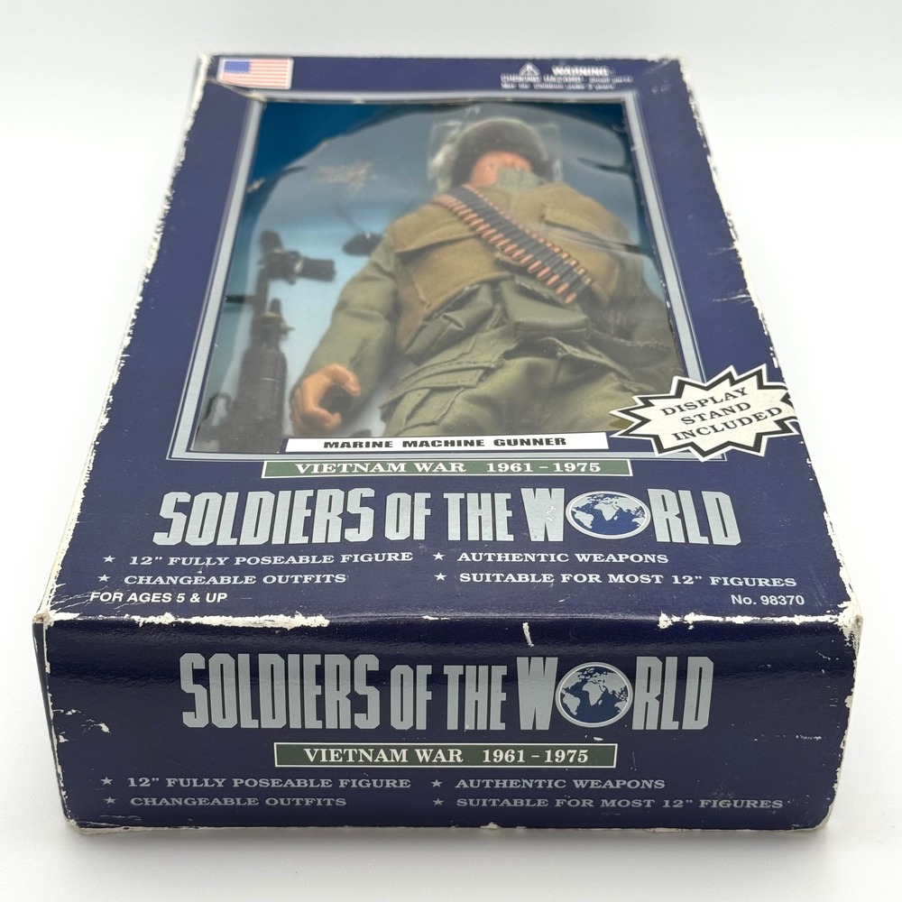 Vietnam War Marine Machine Gunner Soldiers Of The World 1998 Action Figure - Picture 3 of 9